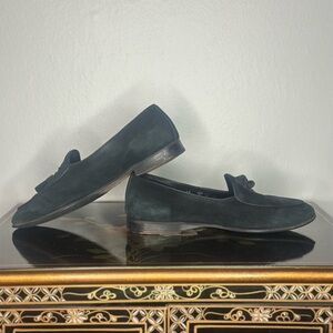 Elegant Tassel Loafers for Men - Charcoal